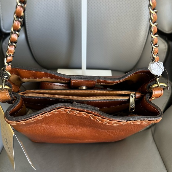 Patricia Nash Vintage Distressed Braided Set: LedraBucketBag & NazariWallet, NWT - Picture 9 of 17